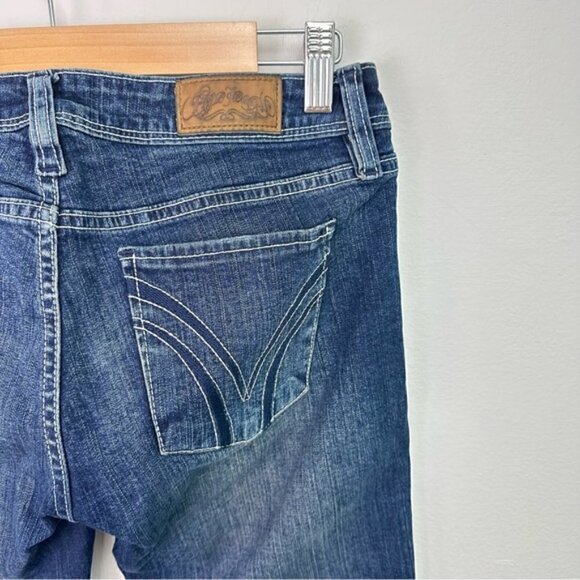 PEPE Jeans London Sanded Embroidered Pockets Blue 28 - Picture 6 of 9